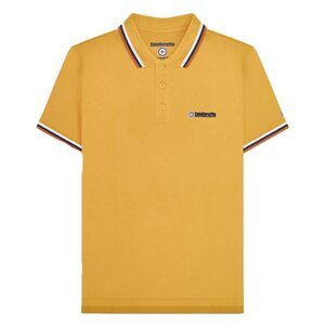 Lambretta Mens SS25 Triple Tipped Polo Shirt / Gold